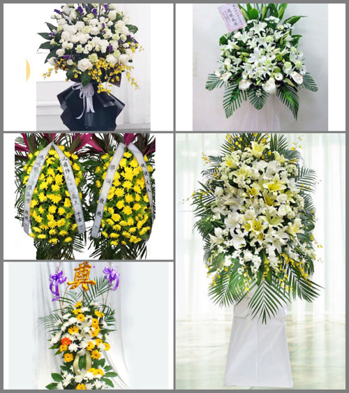 甘肃省白银靖远县糜滩乡白事花篮预定